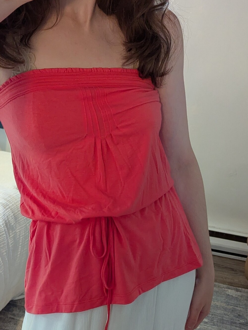 Garage Coral Tube Top